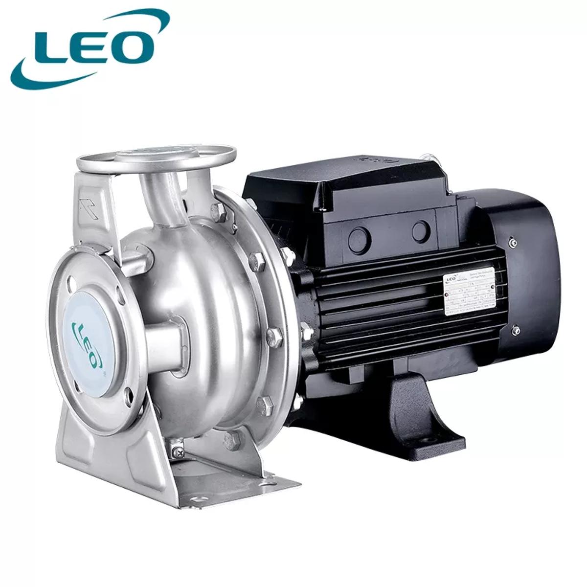LEO XZS-65-50-160/30 , 3000 WATT / 4.0 HP , CLEAN WATER STAINLESS STEEL HEAVY DUTY CENTRIFUGAL PUMP FLANGE TYPE , 380V~400V THREE PHASE , SIZE :- 2 1/2 " x 2 " , EURPEON STANDARD