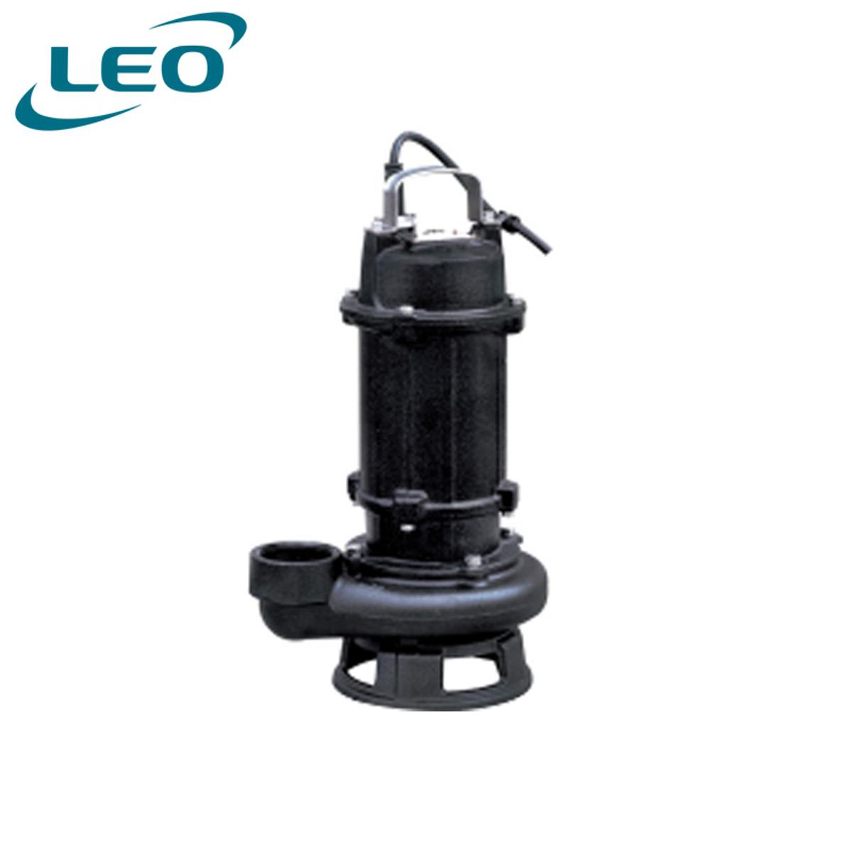 LEO 50WQD10-7-0.75TM/QG , 750 WATT / 1 HP , HEAVY DUTY SEWAGE SUBMERSIBLE PUMP WITH CUTTER , EURPEON STANDARD