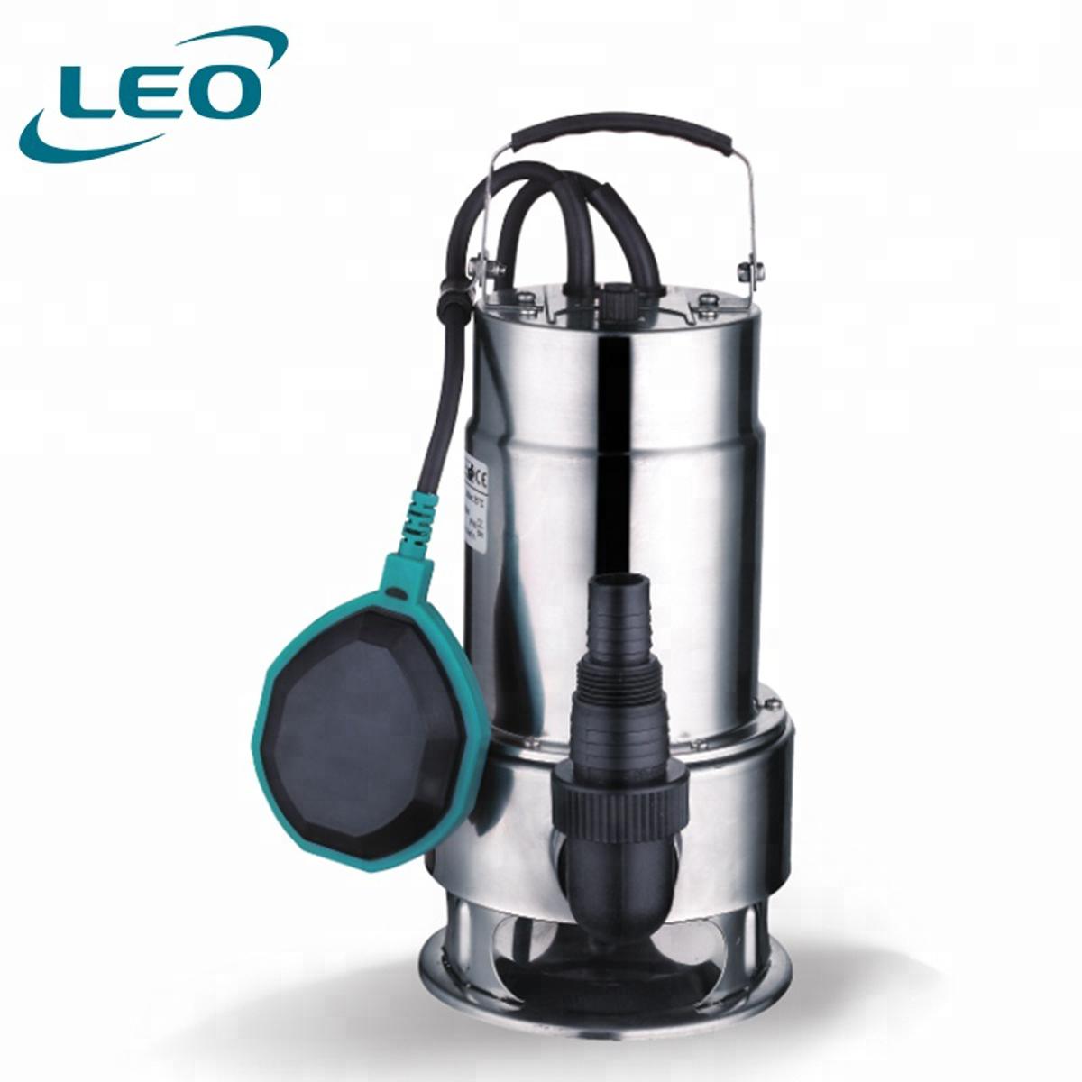 LEO XKS-400SW , 400 WATT / 0.5 HP STAINLESS STEEL DIRTY WATER SUBMERSIBLE PUMP WITH FLOAT SWITCH FOR AUTOMATIC OPERATION, EURPEON STANDARD WATER PUMP