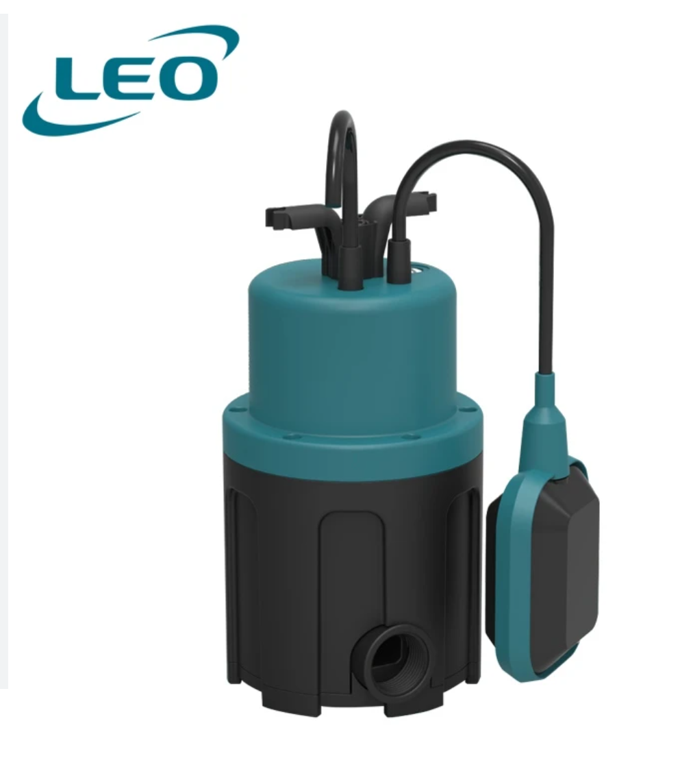 LEO STK-50A , 370 WATT / 0.5 HP , HIGH PRESSURE RUST FREE ENGINEERED PLASTIC PERIPHERAL SUBMERSIBLE PUMP WITH FLOAT SWITCH FOR AUTOMATIC OPERATION , EURPEON STANDARD WATER PUMP