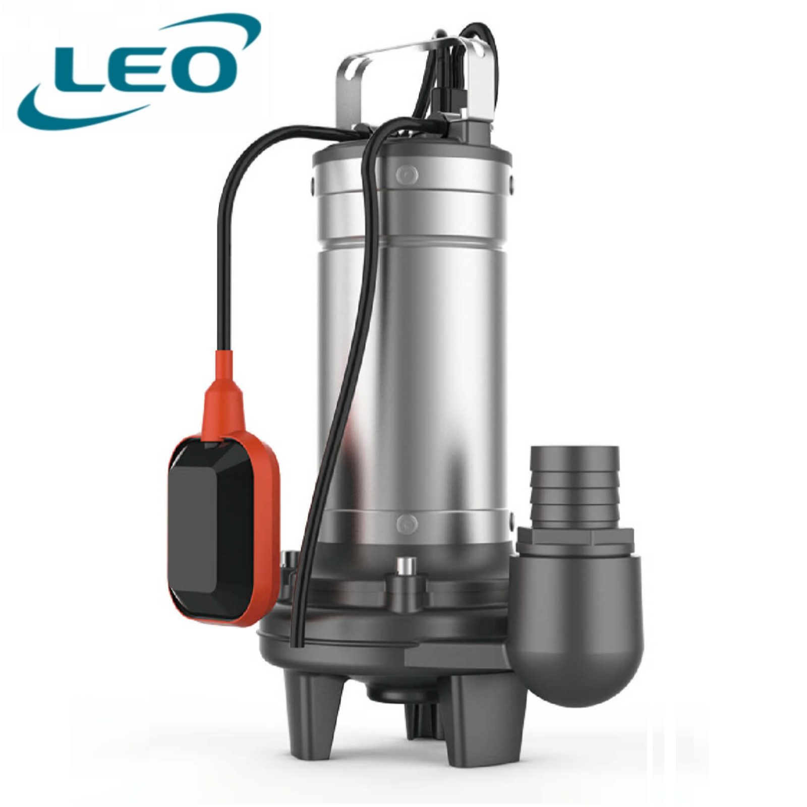 LEO LSWM-50A , 370 WATT / 0.5 HP , SEWAGE SUBMERSIBLE PUMP HAVING DOUBLE CHANNEL IMPELLER WITH FLOAT SWITCH FOR AUTOMATIC OPERATION , EUROPEON STANDARD