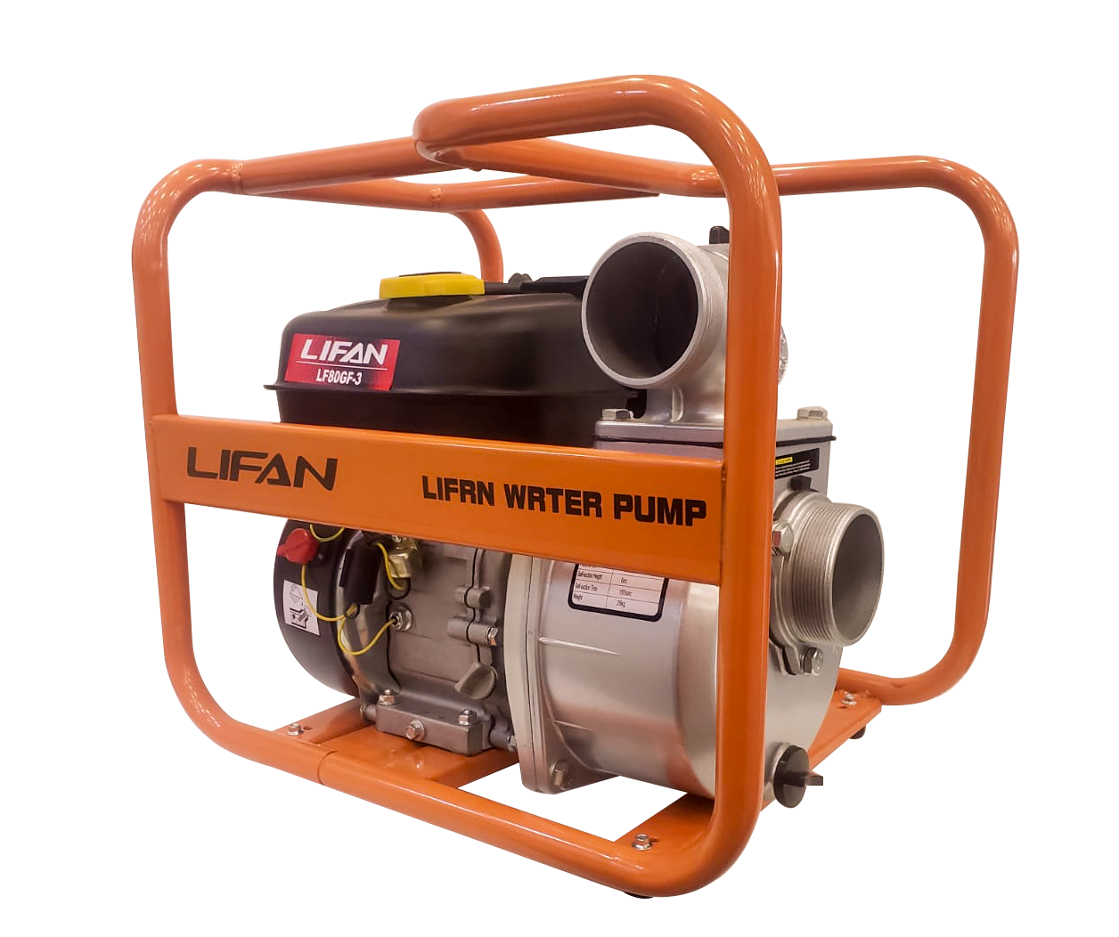LIFAN - LF80GF-3 - WATER PUMP 3 INCH (3x3) - 7 HP PETROL ENGINE DRIVEN - DEWATERING ENGINE PUMP PORTABLE