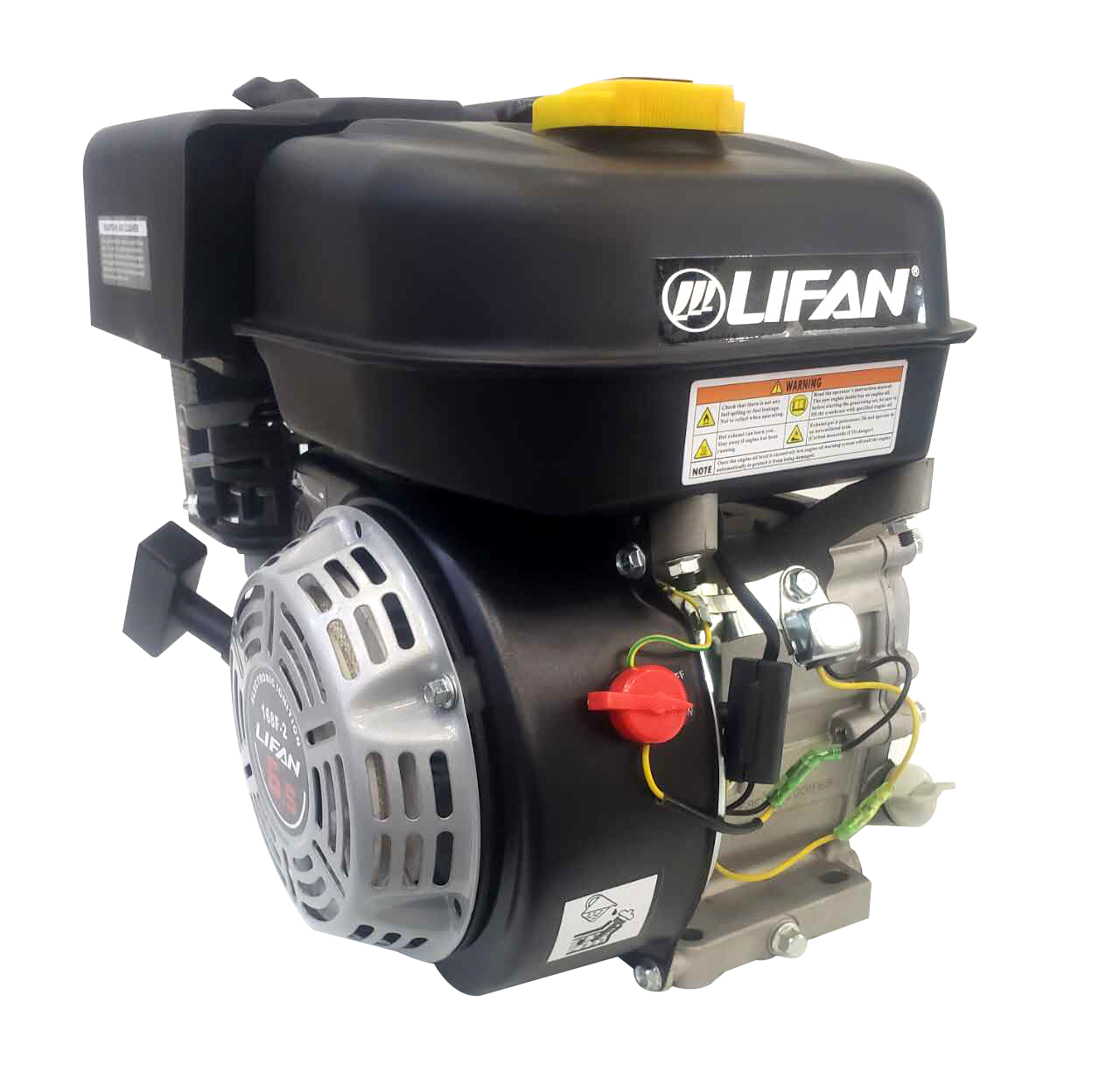 LIFAN 6.5 HP Petrol Engine - Pulley Type - with Fuel Tank - General Purpose Engine 196cc