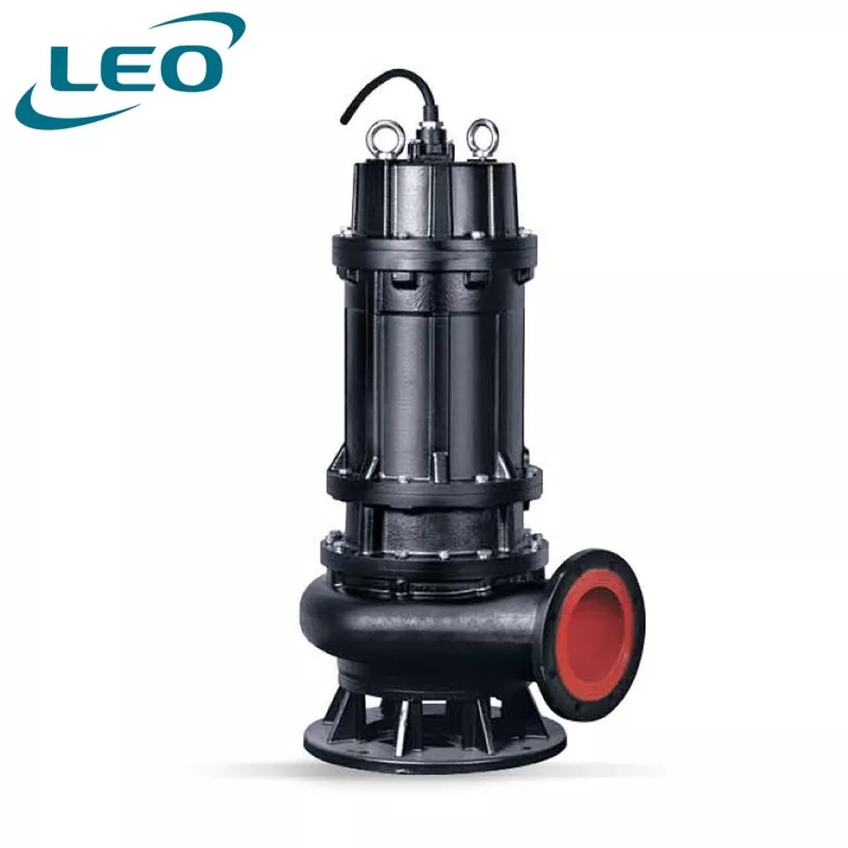 LEO 150WQ150-15-11(4P) , 11000 WATT / 15 HP , HEAVY DUTY SEWAGE SUBMERSIBLE PUMP , EURPEON STANDARD