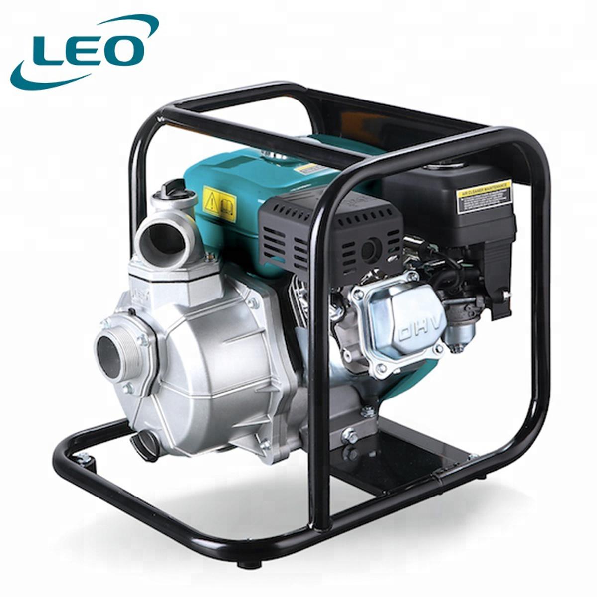 LEO LGP-20A , 163cc / 5.5 HP 4 STROKE PETROL ENGINE WATER PUMP SIZE :- 2" x 2" , EURPEON STANDARD