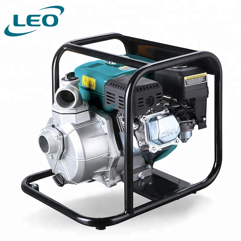 LEO LGP-30A , 196cc / 6.5 HP 4 STROKE PETROL ENGINE WATER PUMP SIZE :- 3" x 3" , EURPEON STANDARD