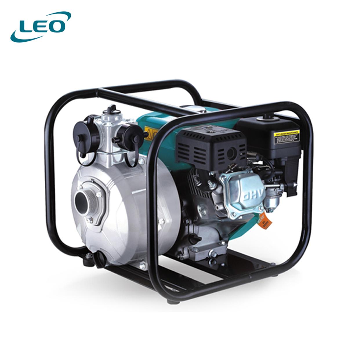 LEO LGP-20-2H , 196cc / 6.5 HP 4 STROKE PETROL ENGINE HIGH PRESSURE WATER PUMP SIZE :- 2" x 2 OR 1 1/2" (BOTH OPTIONS) , EURPEON STANDARD