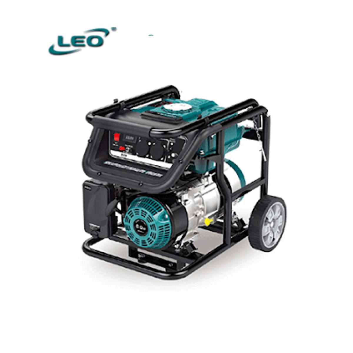 LEO KB3000E , 3.5 KVA / 2800 WATT PETROL & NG GENERATOR WITH 196cc / 6.5 HP 4 STROKE HIGHLY EFFICIENT ENGINE , EURPEON STANDARD