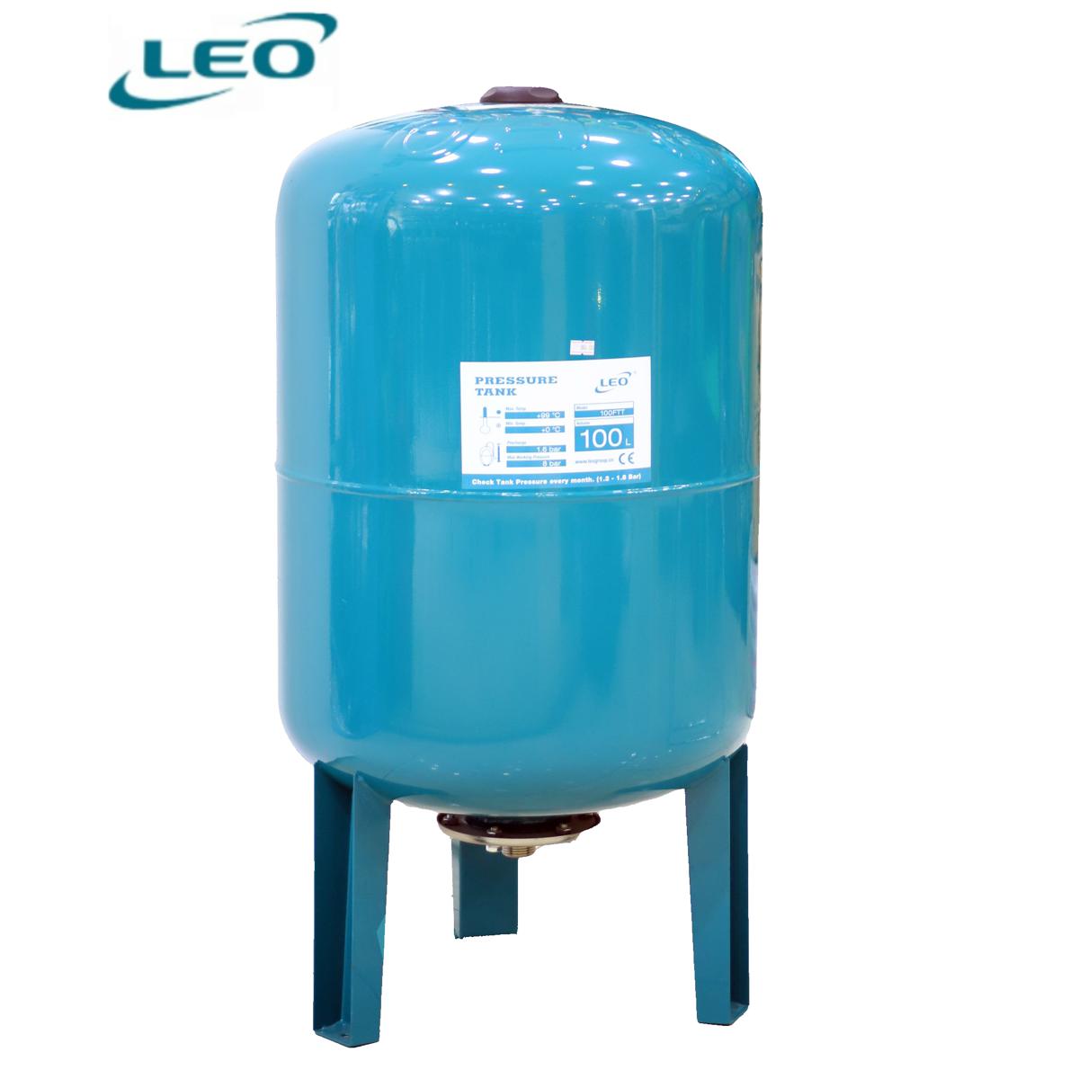 LEO 100FTTI , 100 LTR PRESSURE TANK VERTICAL FOR WATER PUMP ( TANK ONLY )
