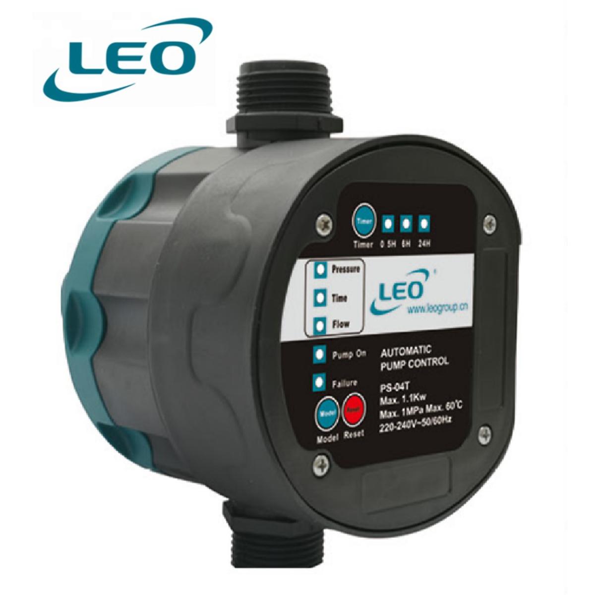 LEO PS-04T , ELECTROMAGNETIC PRESSURE SWITCH FOR AUTOMATIC PUMP CONTROL IN DOMESTIC WATER UNIT WITH NON RETURN VALVE INCLUDING CABLE , EURPEON STANDARD