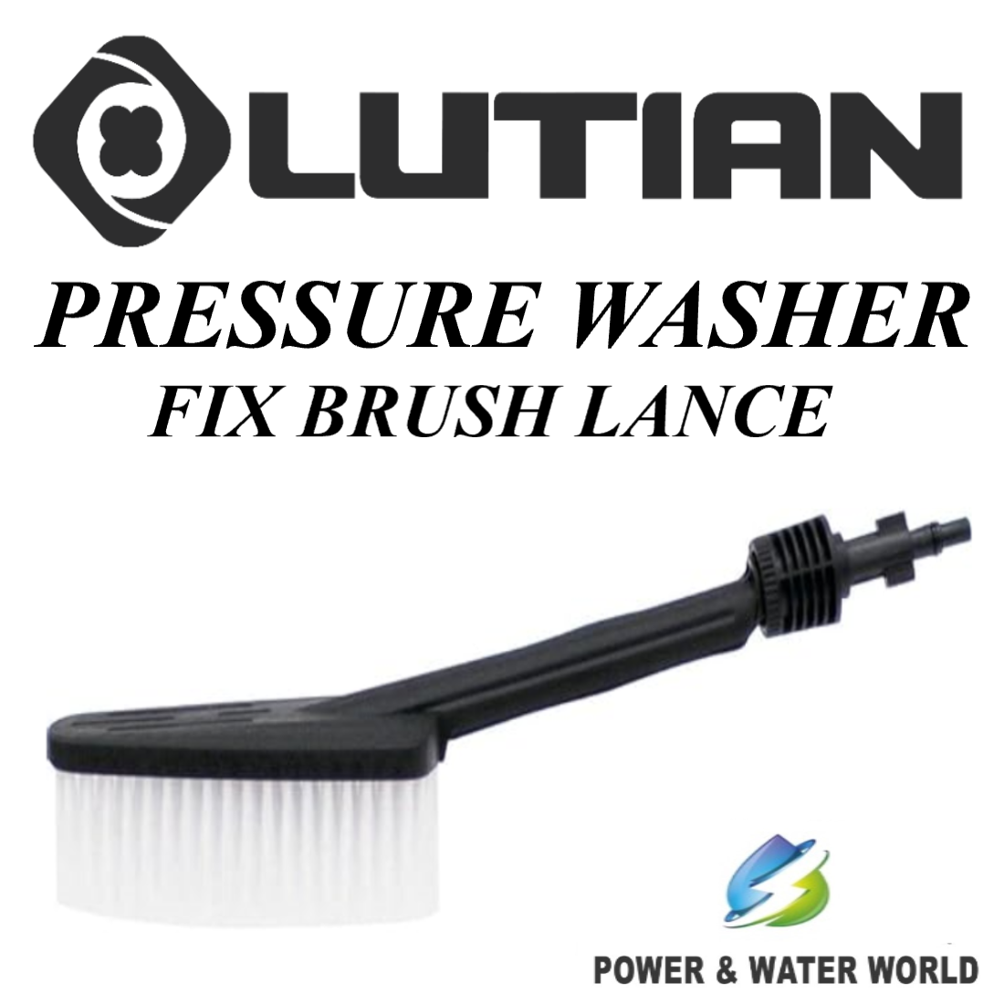 LUTIAN - Fix Brush Cleaning Lance Attachment for High Pressure Washer