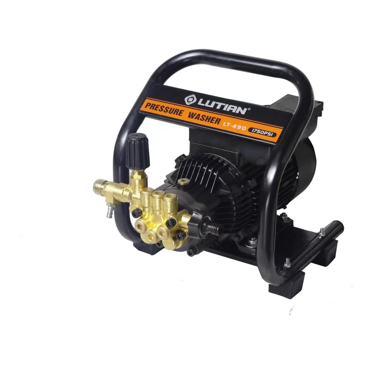 LUTIAN - LT490 - 1800 Watts / 2.5 HP - 120 Bar -Self Priming Portable Commercial Induction Motor High Pressure Washer