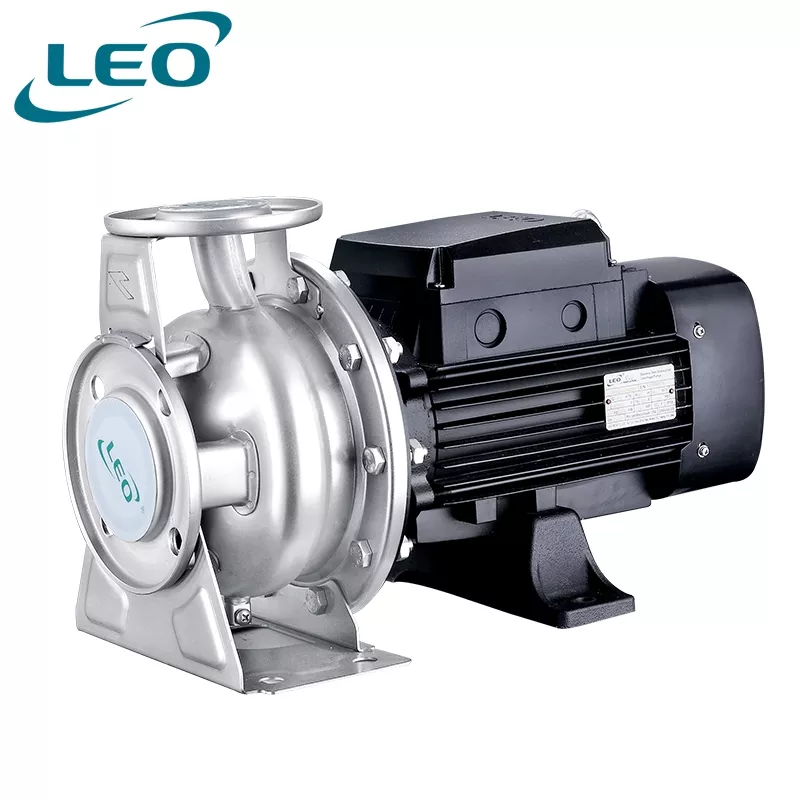 LEO XZS-50-32-200/40 , 4000 WATT / 5.5 HP , CLEAN WATER STAINLESS STEEL HEAVY DUTY CENTRIFUGAL PUMP FLANGE TYPE , 380V~400V THREE PHASE , SIZE :- 2" x 1 1/4 " , EURPEON STANDARD